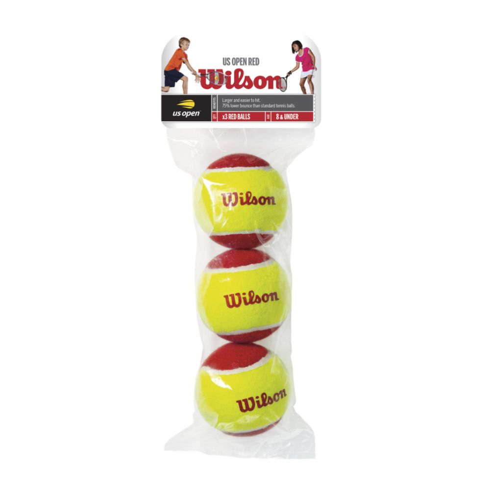 PAQUETE WILSON BOLA ROJA X3