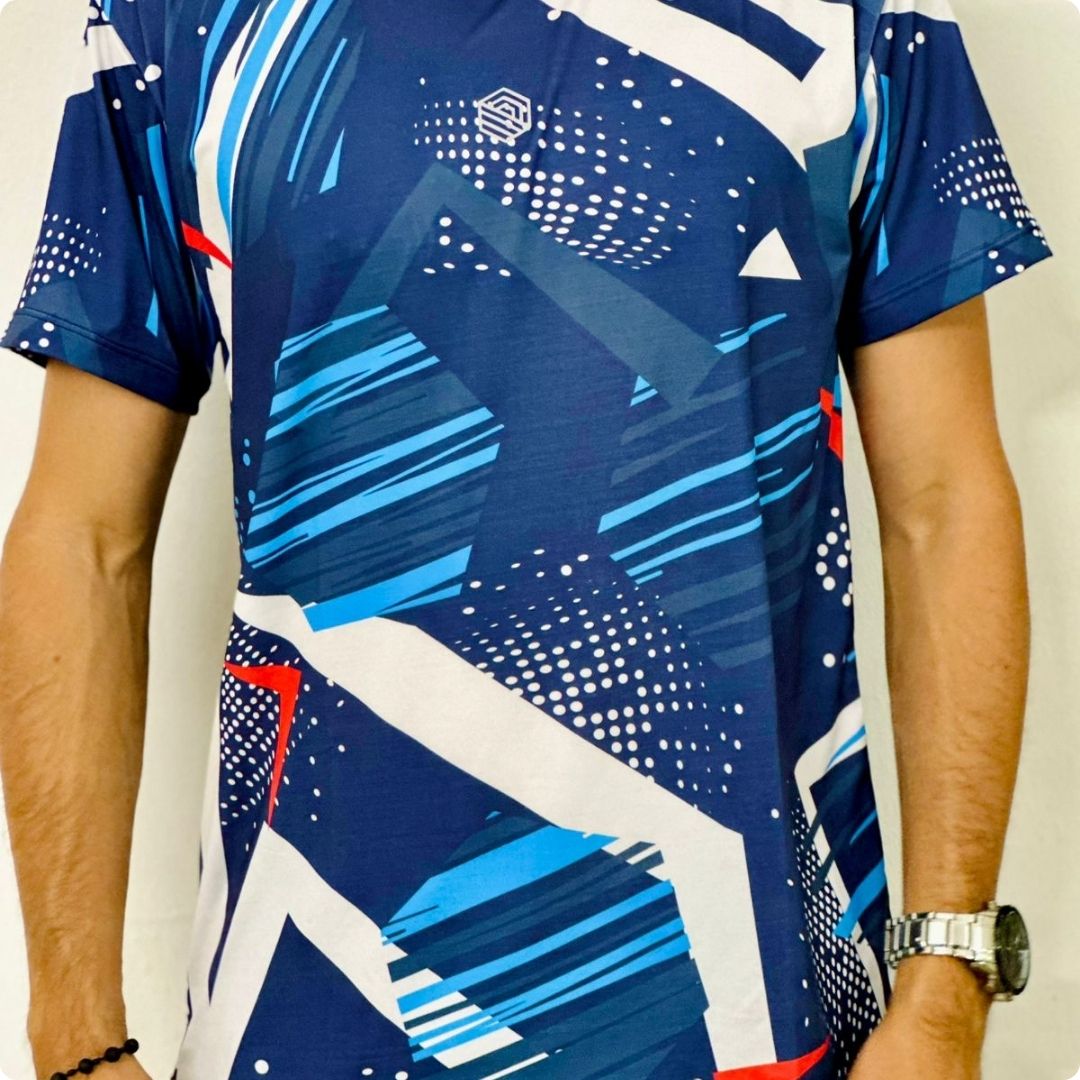 CAMISETA ABSTRACT BLUE C2